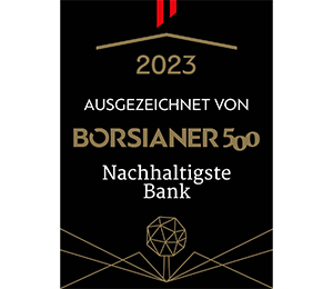 Nachhaltigste Bank 2023